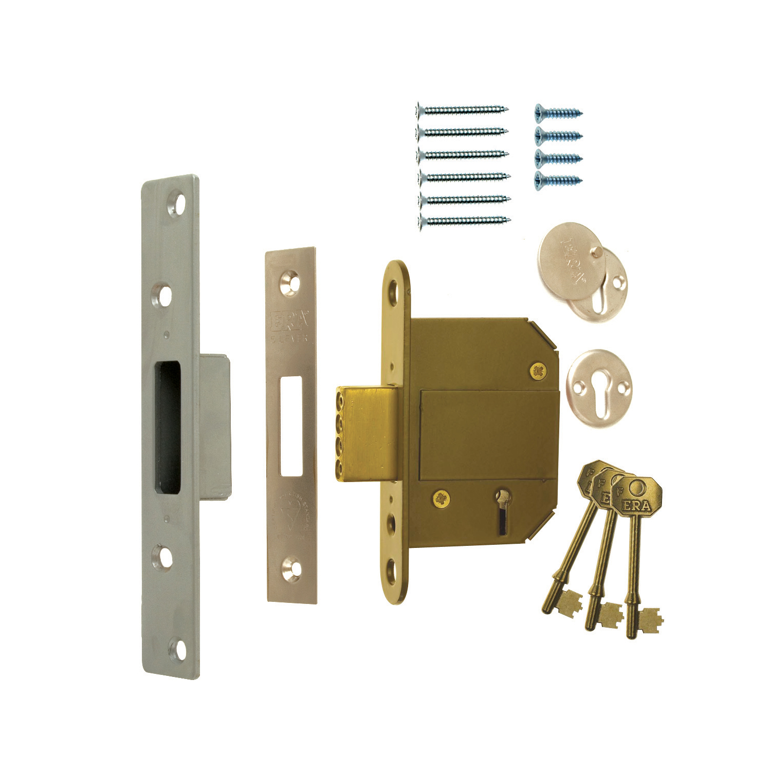 BS3621 Fortress Classic 5 Lever Mortice Deadlock