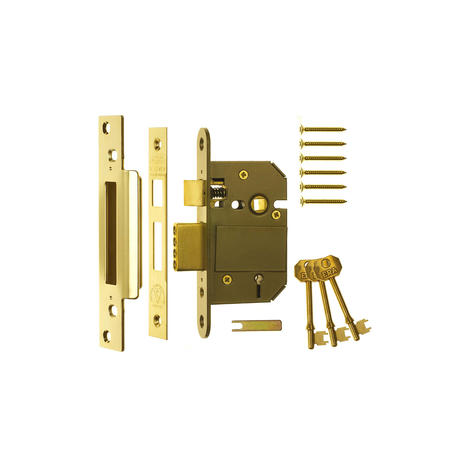 BS3621 Fortress Classic 5 Lever Mortice Sashlock