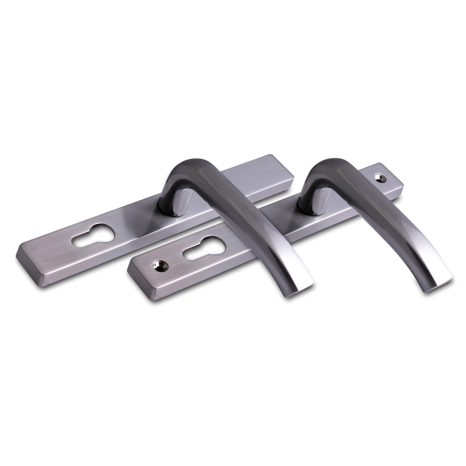 Architectural Sprung Offset Lever Lever Door Handle